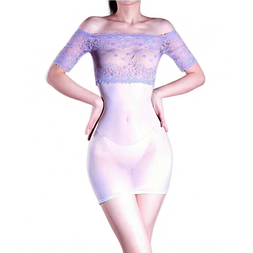 فستان نسائي قصير ضيق بتصميم 5D - مراجعة Sexy Mesh Sheer Bodycon Dress وسعره